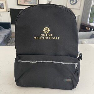 Canadian Pacific Chateau Whistler Resort Collectible Vintage Backpack Black NWOT